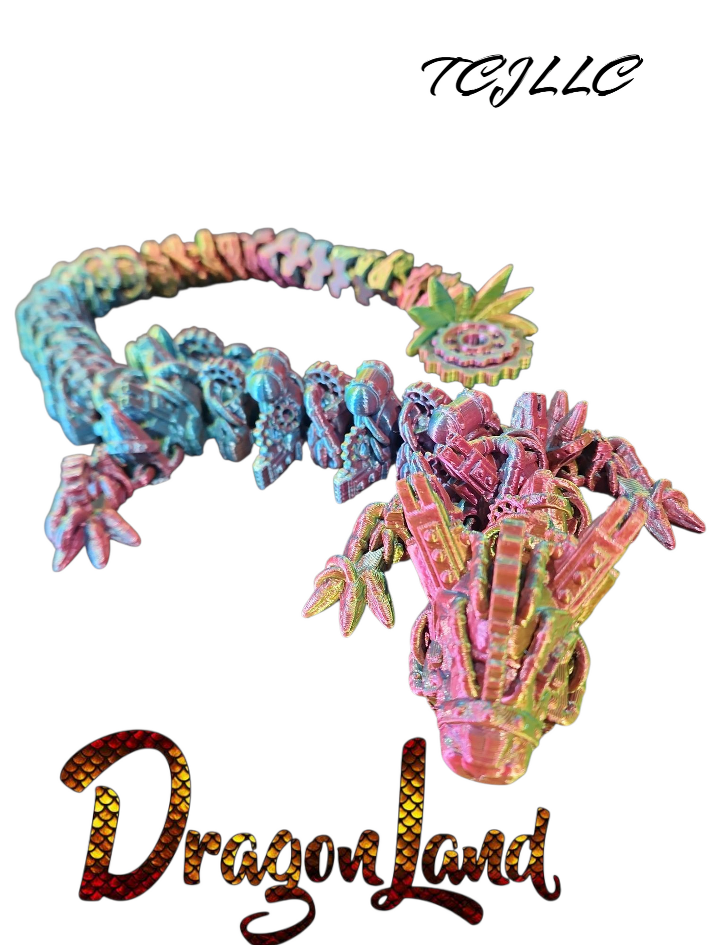 Steampunk Dragon Articulated fidget toy