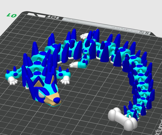 Bluey Dragon Articulated Fidget Toy