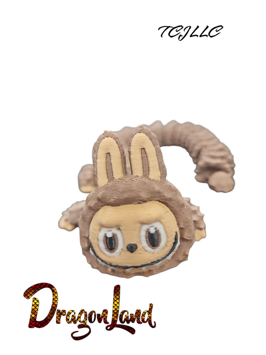 Labubu Dragon Painted Small - Fan Art