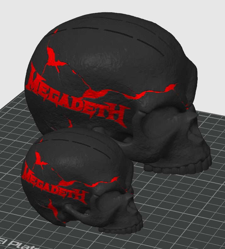 MegaDeth Skull With Pick Holder Fan Art