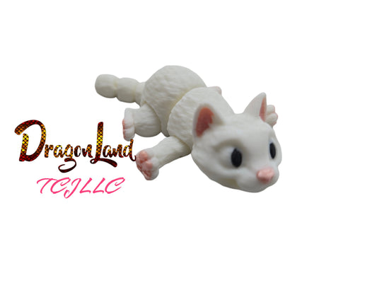 Cat Painted Small Keychain