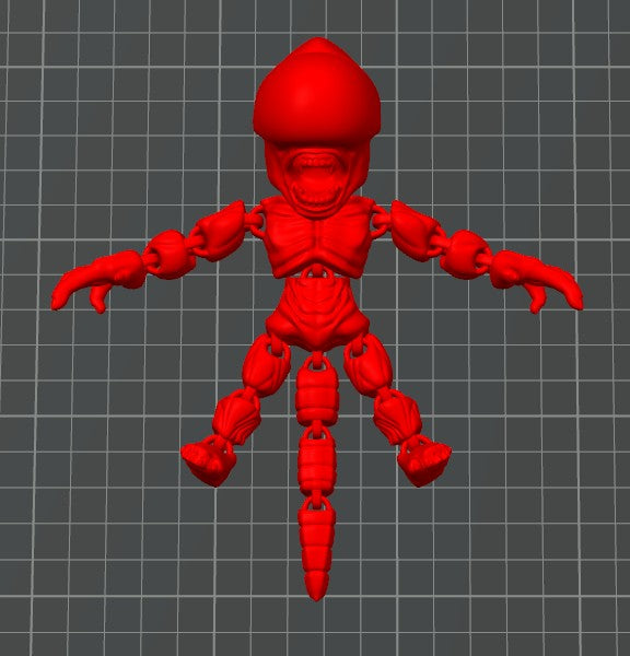 Alien Xenomorph Horror Doll Articulating Fidget Toy