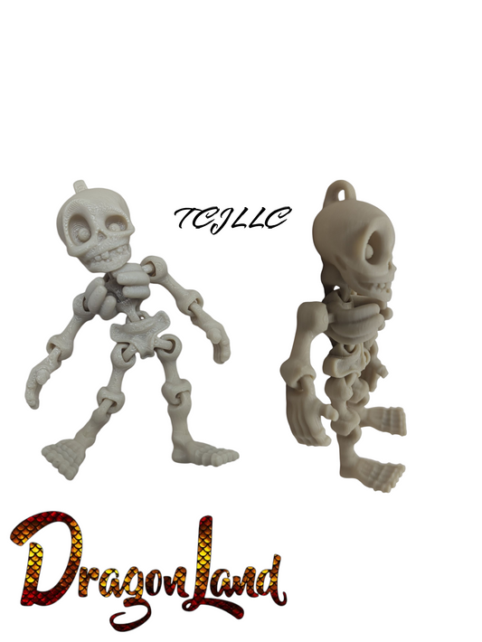 Imp Skeleton Mini Keychain