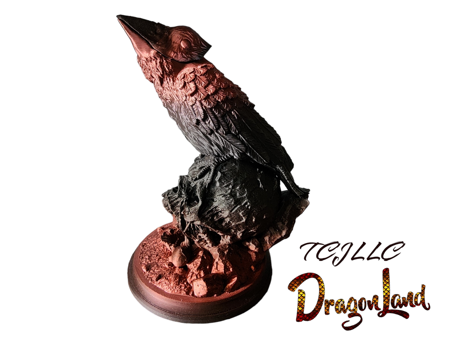 Dice Tower crow On A Skull