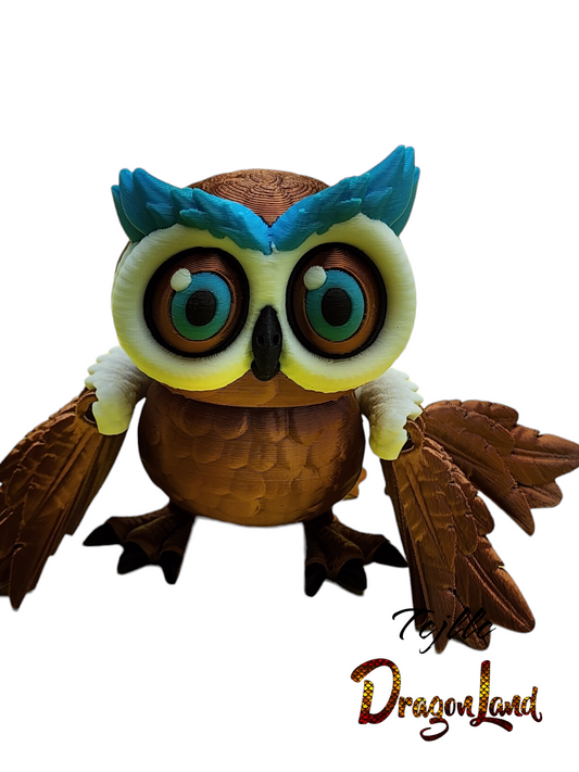 Medium Painted Owl