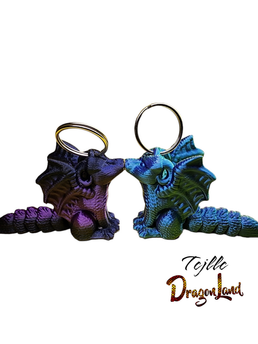 Kissing Dragon keychain