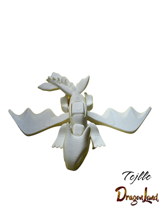 Toothless Light Fury White