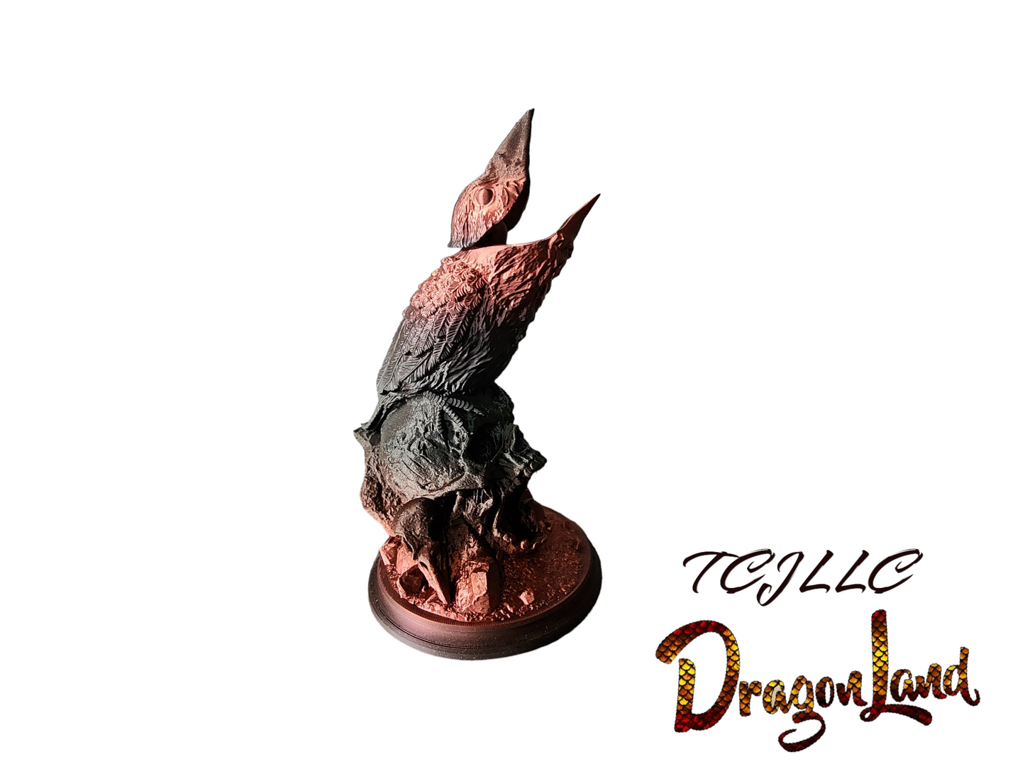 Dice Tower crow On A Skull
