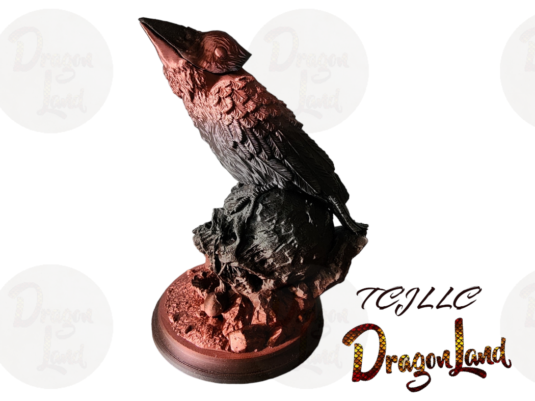 Dice Tower crow On A Skull