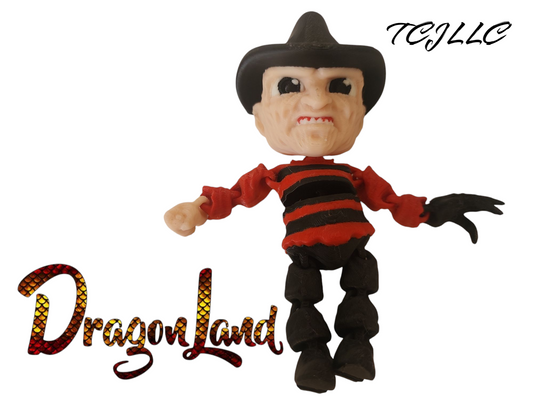 Freddy Painted Horror Doll